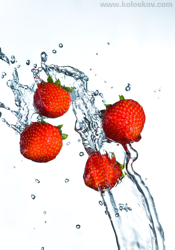 water-splash-food-photography Water splash food stock images