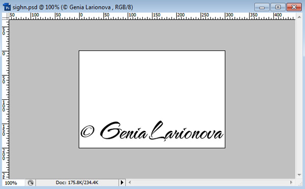 Type your signature text