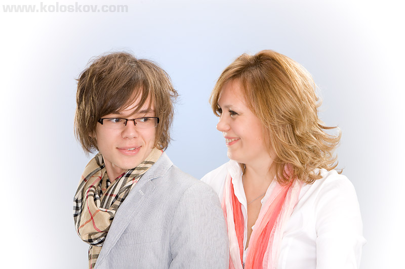 Family studio portrait photography