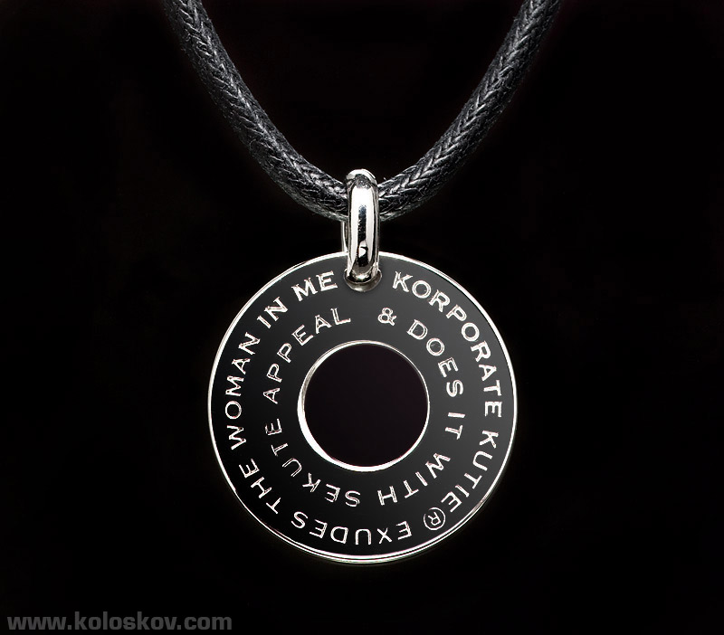 Necklace silver, jewelry photographer Alex Koloskov