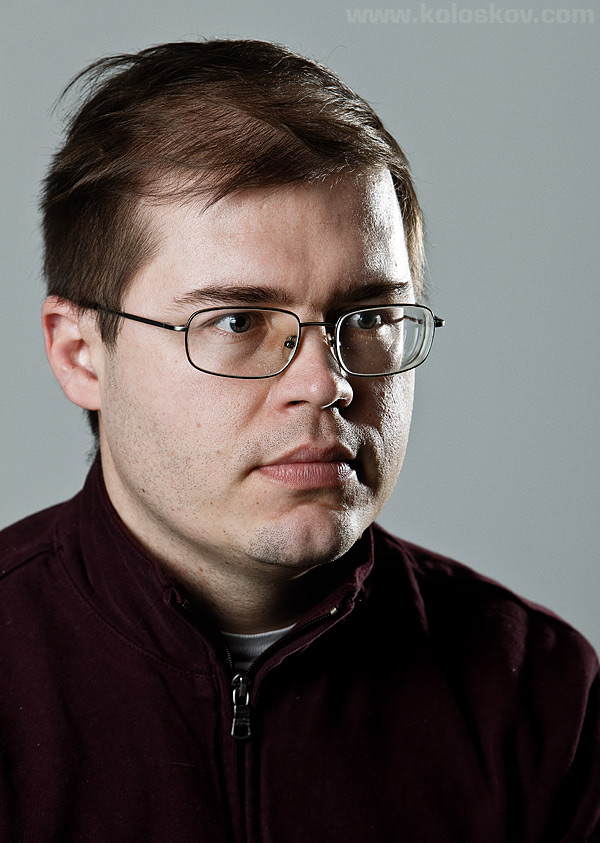Portrait studio lighting setup